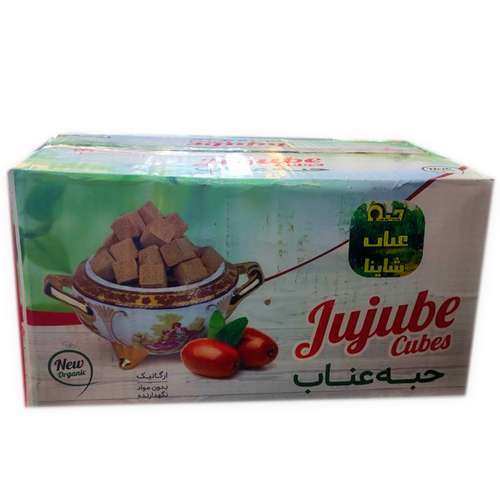 قند رژیمی ارگانیک حبه عناب شاینا -1 کیلوگرم