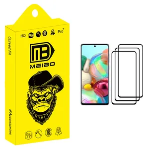 MEIBO +MHD Screen Protector For Samsung Galaxy A71 Pack Of 3