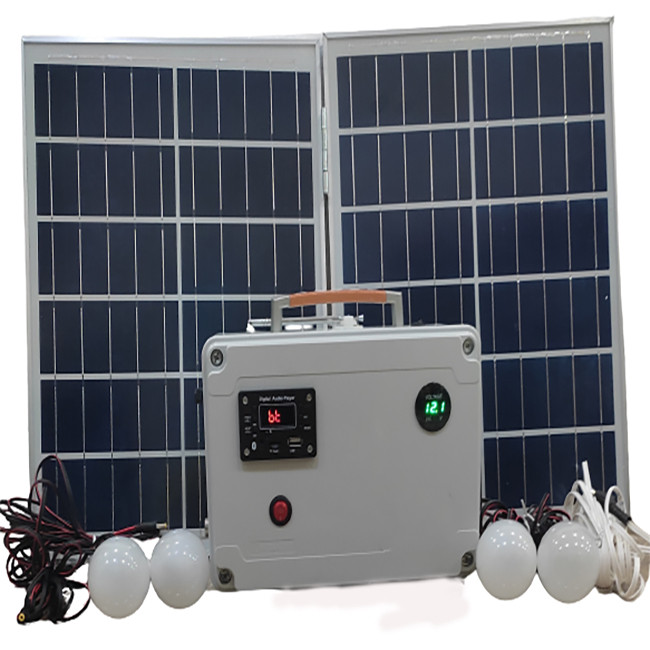 سیستم روشنایی و پاوربانک خورشیدی مدل SLPB-40SPBL ظرفیت 200 وات