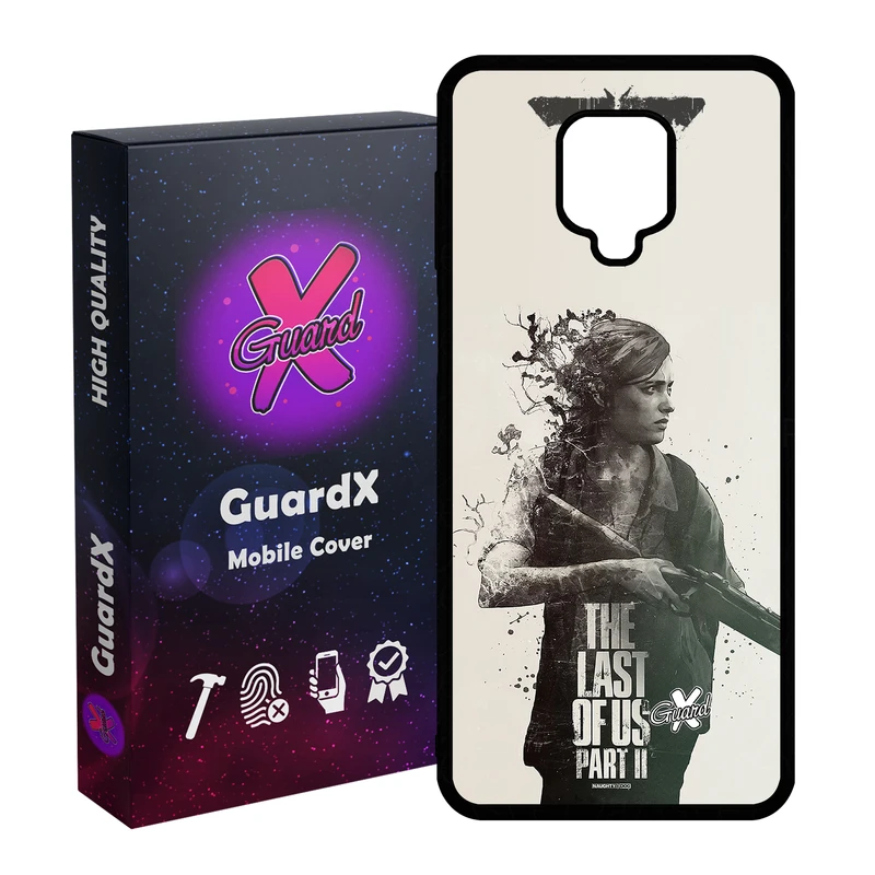 کاور گارد ایکس طرح The Last of Us مدل Glass10199 مناسب برای گوشی موبایل شیائومی Redmi Note 9S / Note 9 Pro / Note 9 Pro Max