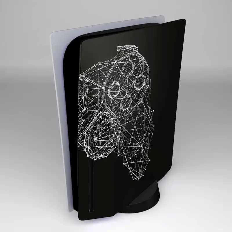 برچسب کنسول و دسته و هدفون ps5 هاماگراف مدل ستاره جادویی