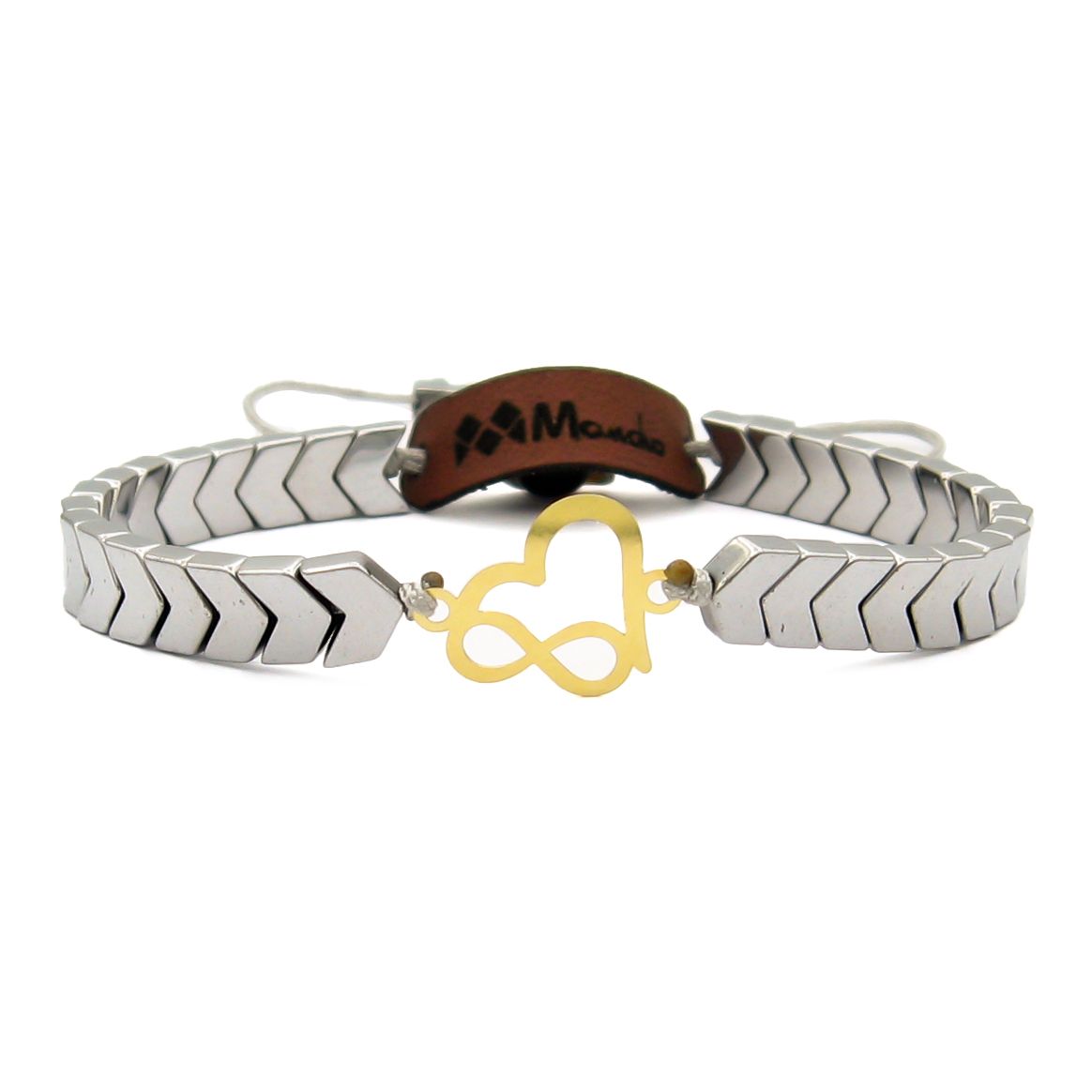 دستبند طلا 18 عیار زنانه مانچو مدل bfg248 -  - 2