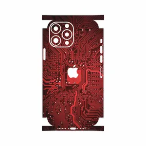 MAHOOT Red-Printed-Circuit-Board-FullSkin Cover Sticker for Apple iPhone 13 Pro Max