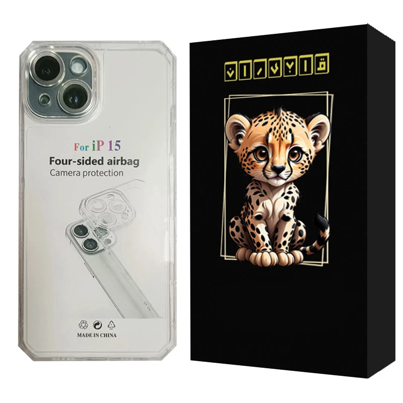 کاور قاب ایران مدل شفاف مناسب برای گوشی موبایل اپل iPhone 15