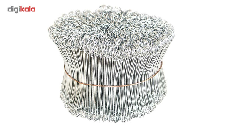 مجموعه 1000 عددی مفتول دو سر حلقه دار ادما مدل 960452 - طول 12 سانتی متر