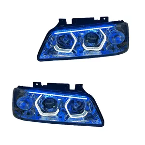 چراغ جلو خودرو گروه پژوهش صنعت مدرن مدل 3D-HG فولکالر مناسب برای پژو 405 بسته دو عددی