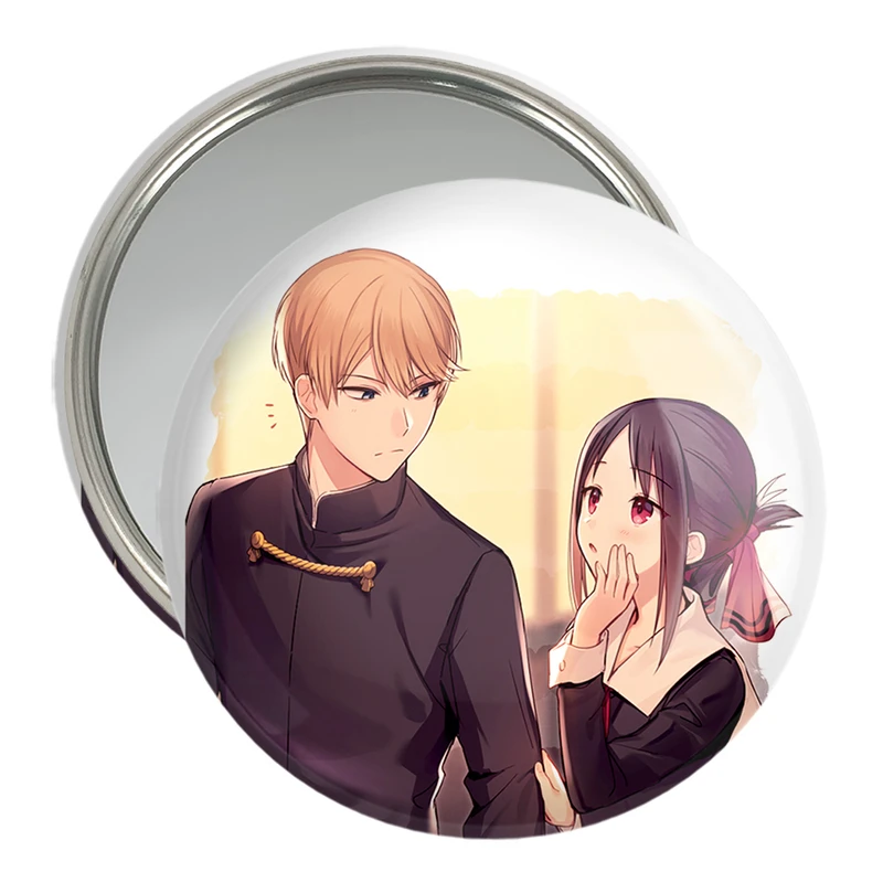 آینه جیبی خندالو مدل کاگویا و میوکی انیمه کاگویا ساما  کد 15993