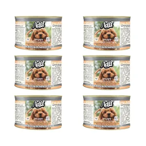 کنسرو توله سگ ادل مدل Chicken Pumpkin وزن 200 گرم بسته 6 عددی