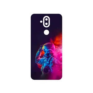 MAHOOT Smoke Rainbow Digital Art 1 Cover Sticker for Nokia 8.1