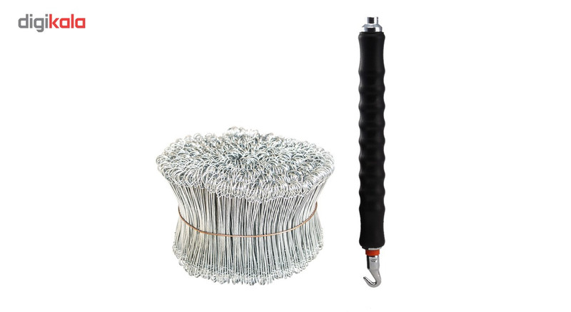 مجموعه 1000 عددی مفتول دو سر حلقه دار ادما مدل 960452 - طول 12 سانتی متر