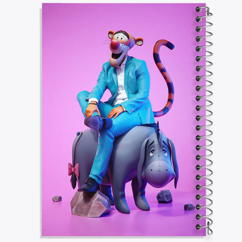 دفتر نقاشی 50 برگ خندالو طرح وینی پو (Pooh) کد F179