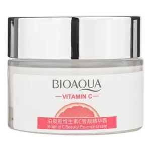 کرم روشن کننده روز و شب صورت بی آکوا مدل Vitamin C مناسب برای انواع پوست وزن 50 گرم