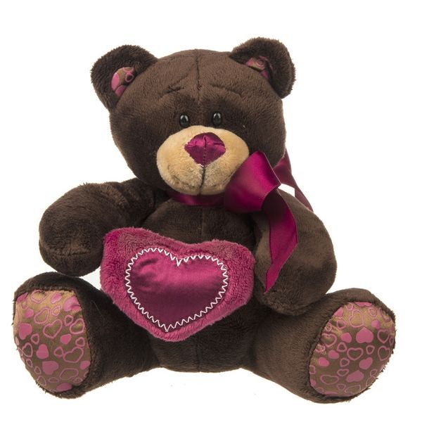 عروسک پولیشی پالیز مدل Brown Bear with Heart ارتفاع 32 سانتی متر عروسک پولیشی پالیز مدل Brown Bear with Heart ارتفاع 32 سانتی متر