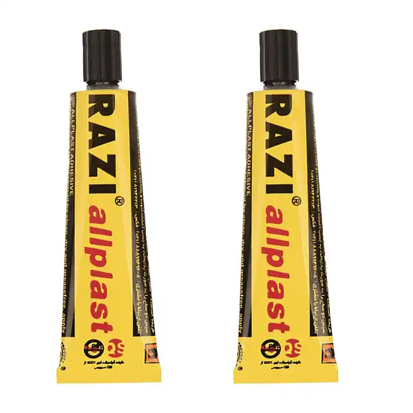 چسب رازی مدل Allplast  کد FN20 حجم 30 میلی لیتر بسته سه عددی