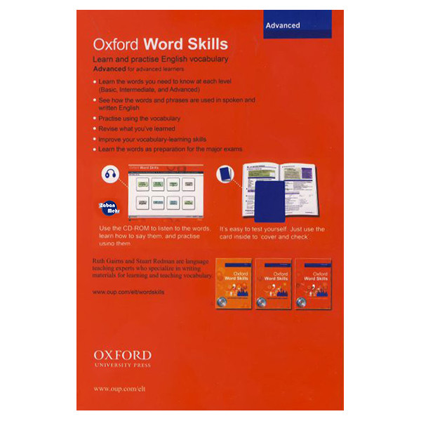 کتاب Oxford Word Skills Advanced اثر ruth gairns and stuart redman انتشارات زبان مهر