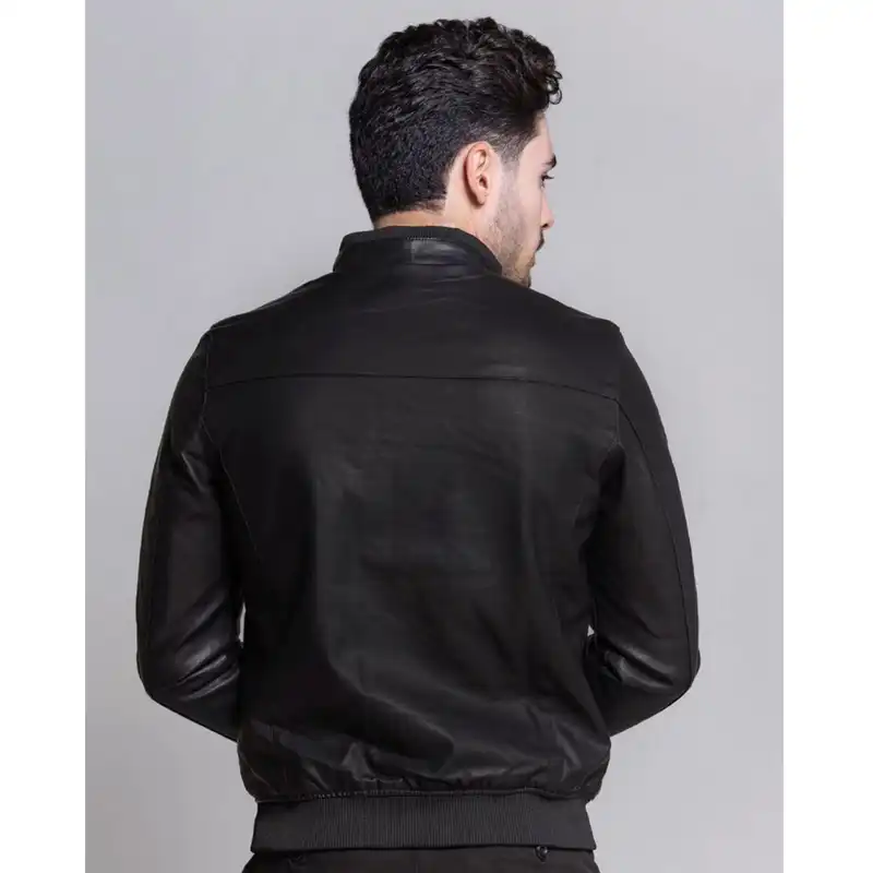 کت چرم مردانه مدل SB-SS-A - 131