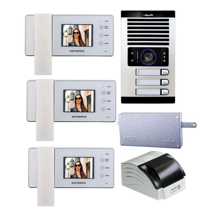 مجموعه دربازکن الکتروپیک مدل FD/1086/3/1196x3-white