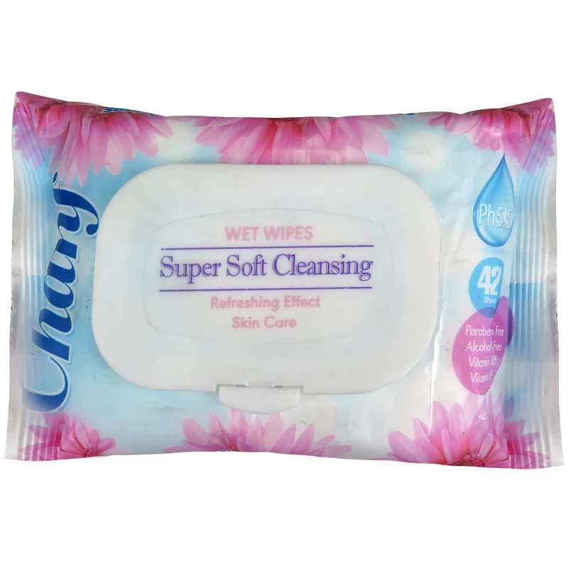 دستمال مرطوب چانف مدل Super Soft بسته 42 عددی