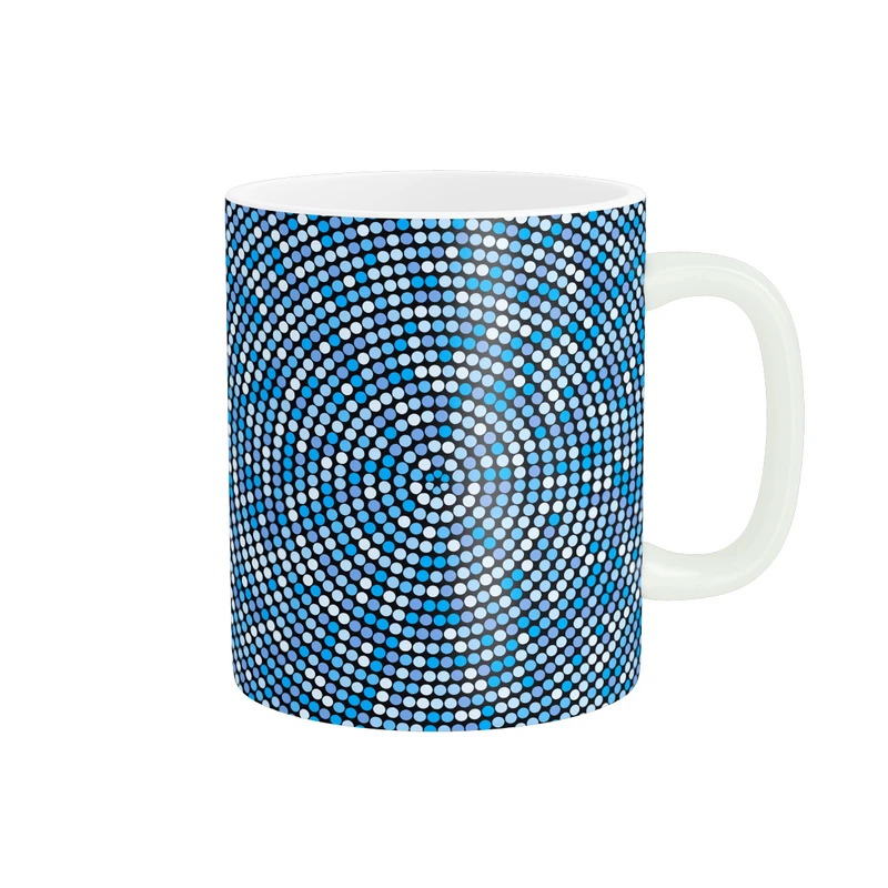 ماگ پاد آفرین طرح هندسی دایره ای مدل مینیمال کد MD-T82