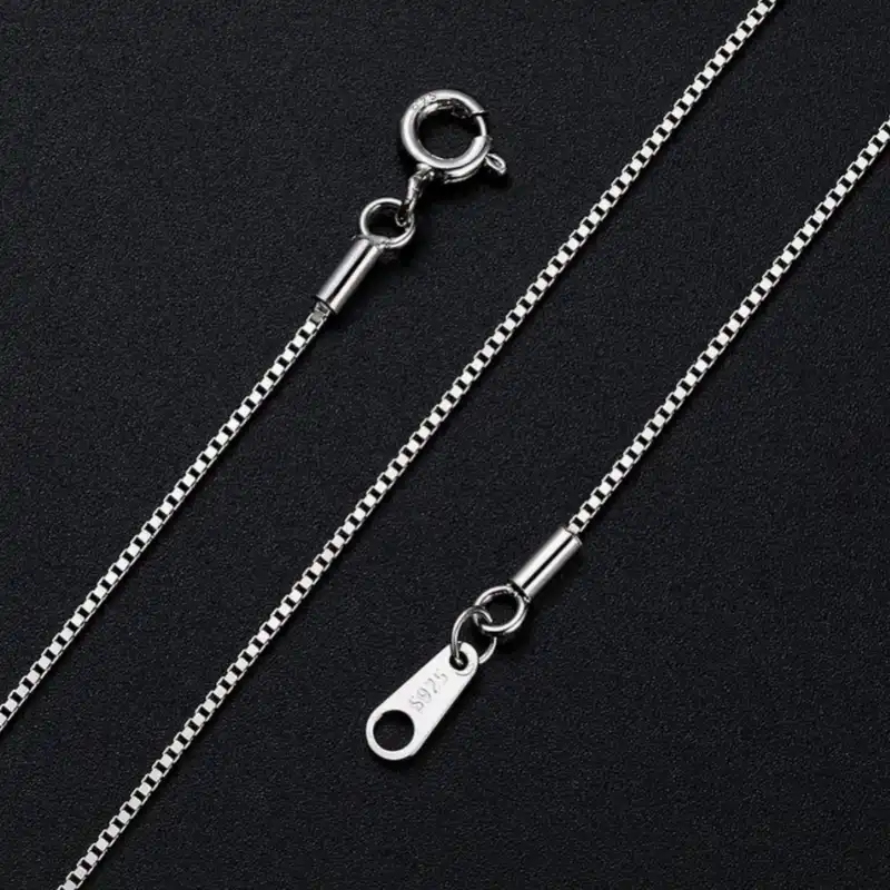 زنجیر نقره زنانه مدل ونیزی ظریف ایتالیایی