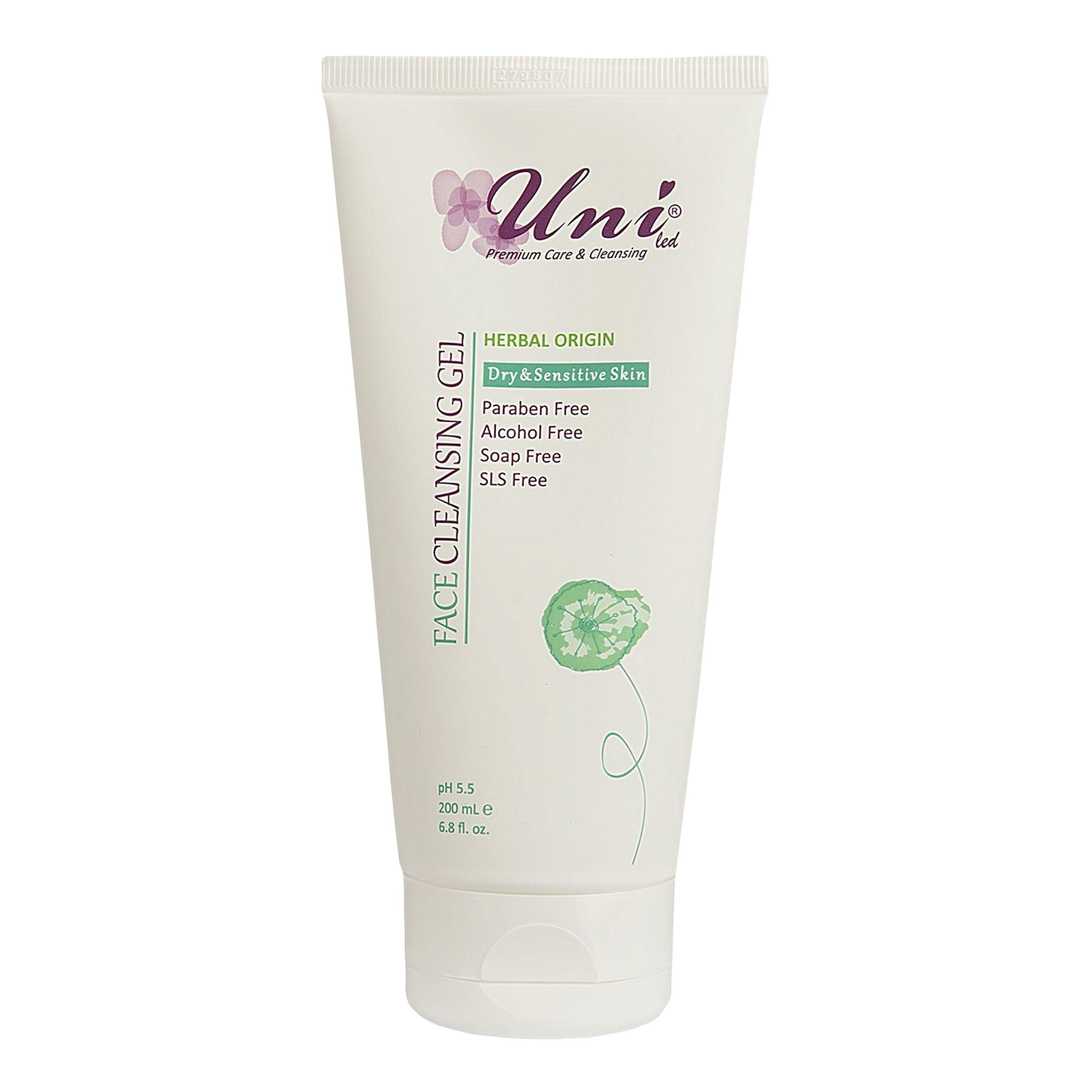 ژل پاک کننده صورت یونی لد مدل Dry And Sensitive Skin حجم 200 میلی لیتر