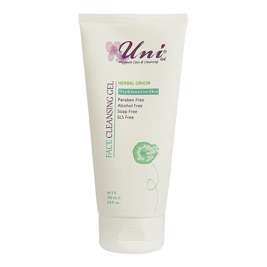 ژل پاک کننده صورت یونی لد مدل Dry And Sensitive Skin حجم 200 میلی لیتر