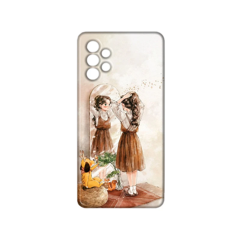 کاور مدل دخترانه کد 185 مناسب برای گوشی موبایل سامسونگ galaxy A53