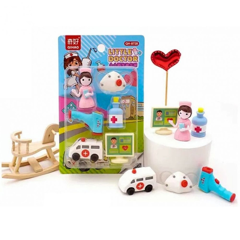پاک کن کیو آی ها او مدل Little Doctor مجموعه 6 عددی