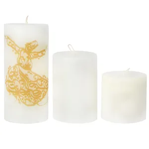 شمع طرح رقص سماع کد 363010 بسته سه عددی