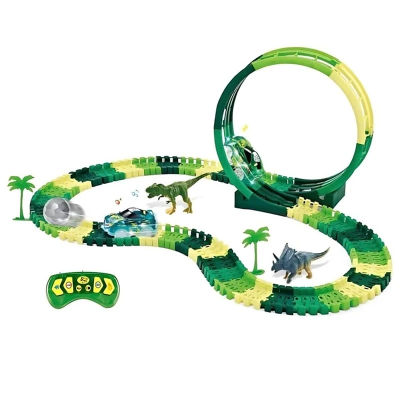 اسباب بازی مدل ترن هوایی کنترلی دایناسور طرح DINOTRACK