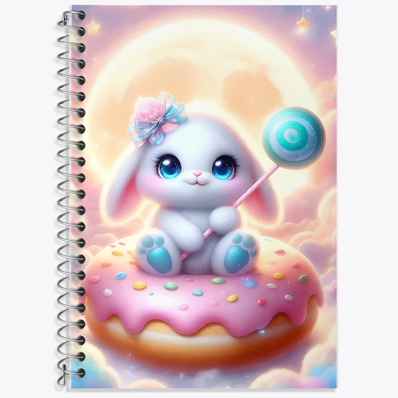 دفتر نت موسیقی 50 برگ خندالو طرح خرگوش کیوت کد F5332