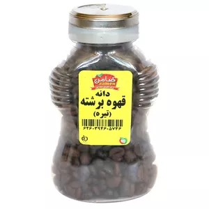 دانه قهوه برشته تيره ضامن - 160 گرم