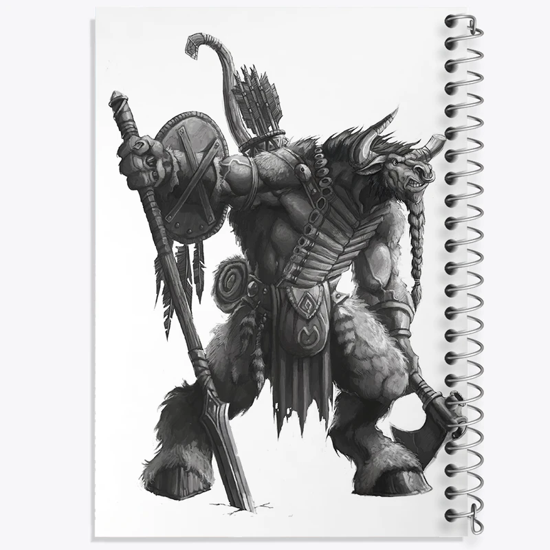 دفتر شطرنجی 50 برگ خندالو مدل بازی دنیای وارکرفت (World of Warcraft) کد 31843