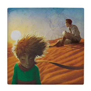 کاشی کارنیلا طرح شازده کوچولو مدل لوحی کد klh1980