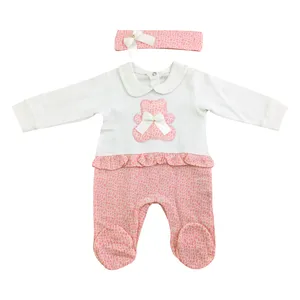 ست سرهمی و هدبند نوزادی مدل Eeci63