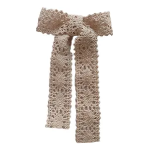 گیره مو دخترانه مدل پاپیون کتان