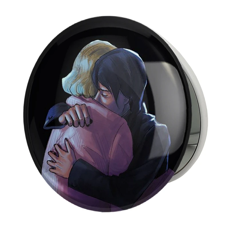 آینه جیبی خندالو طرح سریال ونزدی Wednesday مدل تاشو کد 25307 