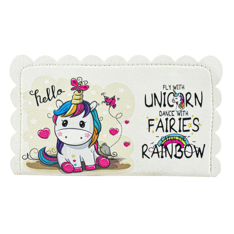 کیف پول دخترانه مدل HELLO UNICORN 8474