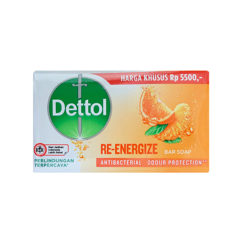 صابون ضد باکتری دتول مدل RE ENERGIZE وزن 100 گرم صابون ضد باکتری دتول مدل RE ENERGIZE وزن 100 گرم