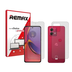 Remax Resistant model matte screen protector suitable for Motorola Moto G84 mobile phone along with the phone back protector