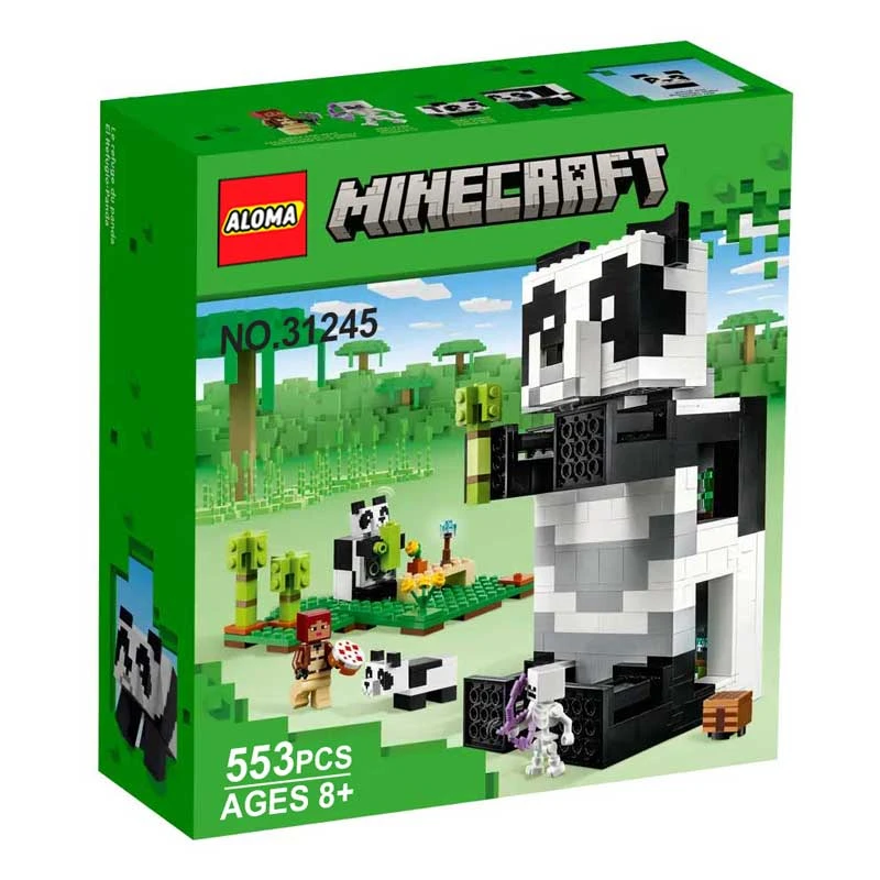 ساختنی 553 قطعه آلوما مدل ماینکرافت کد 31245