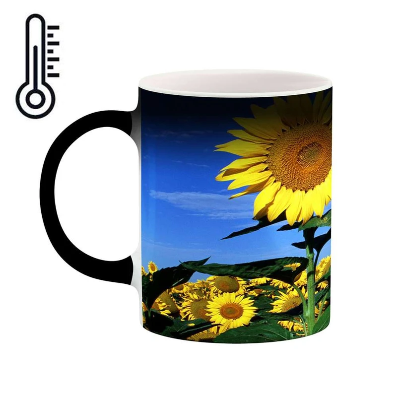 ماگ حرارتی کاکتی مدل گل آفتابگردان کد mgh12000