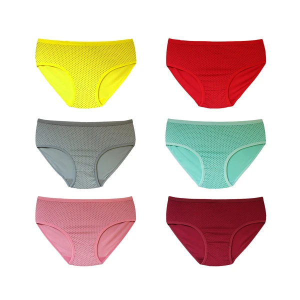 شورت زنانه مدل نهال خال خالی کد ZP51 مجموعه 6 عددی