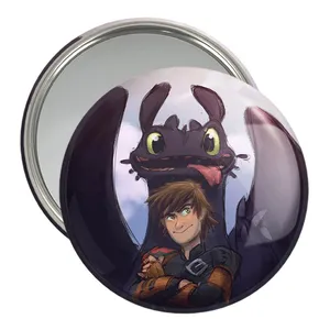 آینه جیبی خندالو مدل اژدها سواران DreamWorks Dragons  کد 13752