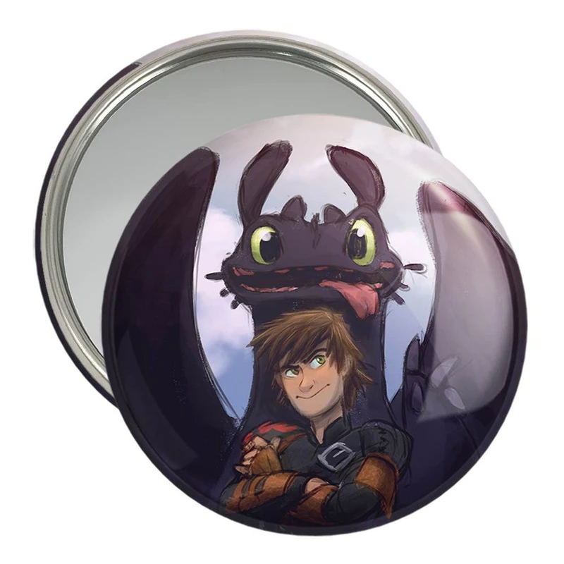 آینه جیبی خندالو مدل اژدها سواران DreamWorks Dragons  کد 13752