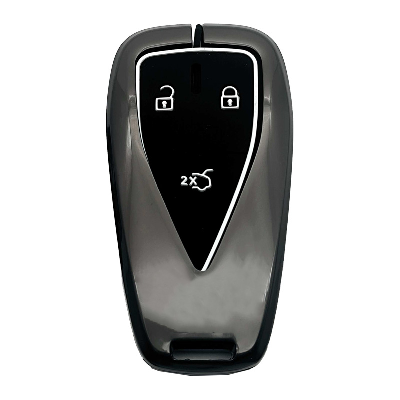 کاور ریموت و سوئیچ خودرو کالانیکس مدل COV-CS55-10637 طرح فلزی مناسب برای چانگان CS55