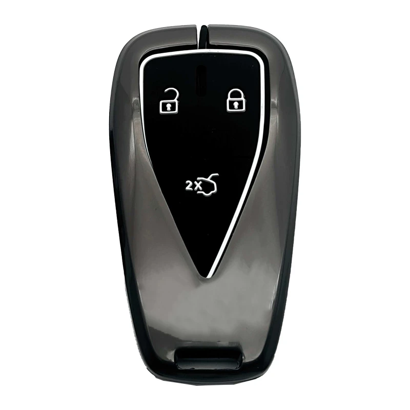 کاور ریموت و سوئیچ خودرو کالانیکس مدل COV-CS55-10637 طرح فلزی مناسب برای چانگان CS55 