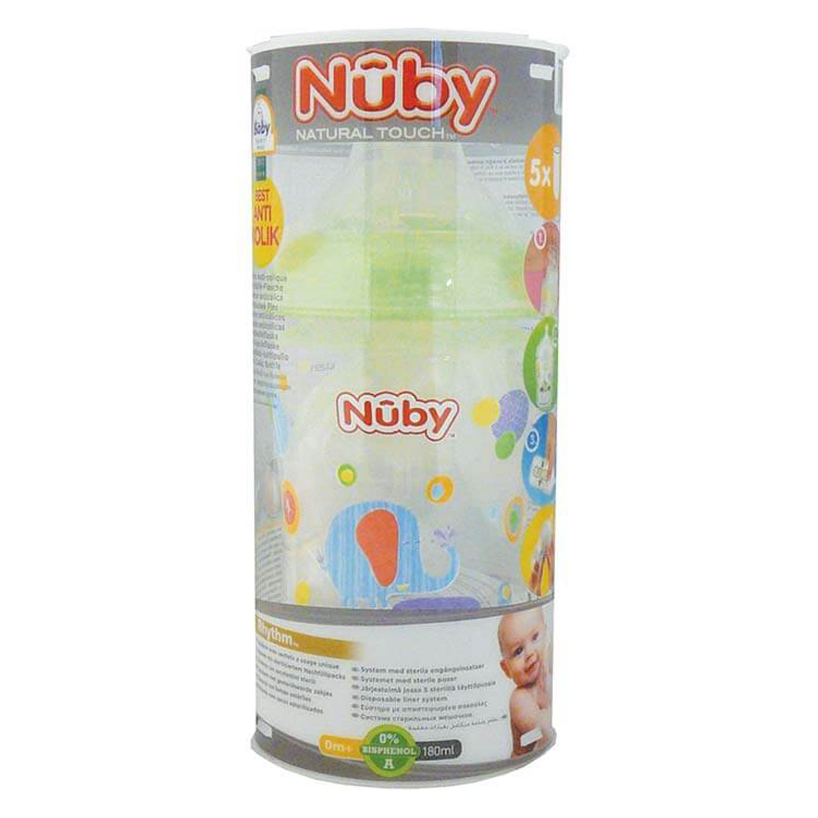 شیشه شیر مسافرتی نوبی مدل id92466.2 ظرفیت 180 میلی لیتر -  - 7