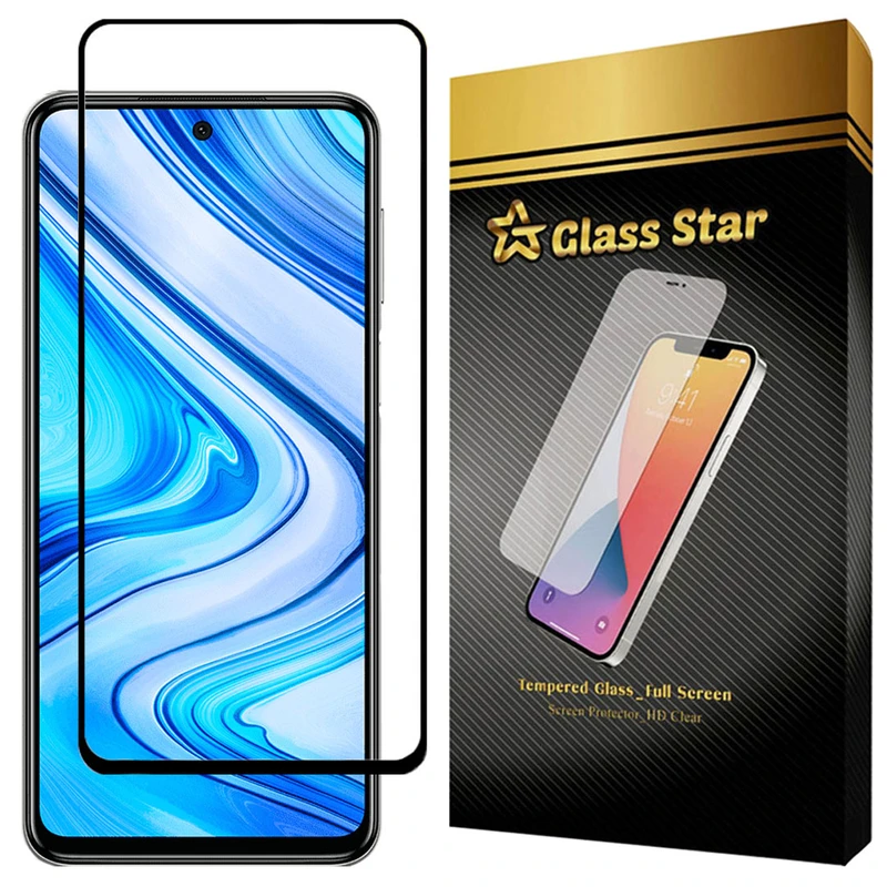 محافظ صفحه نمایش گلس استار مدل FULG30 مناسب برای گوشی موبایل شیائومی Redmi Note 9 Pro