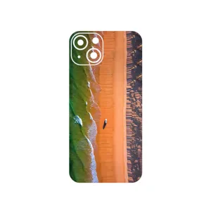 MAHOOT Beach and Green Sea Cover Sticker for Apple iPhone 13